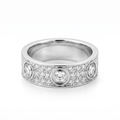 Classic Love 6 Diamond Pavé Band Ring