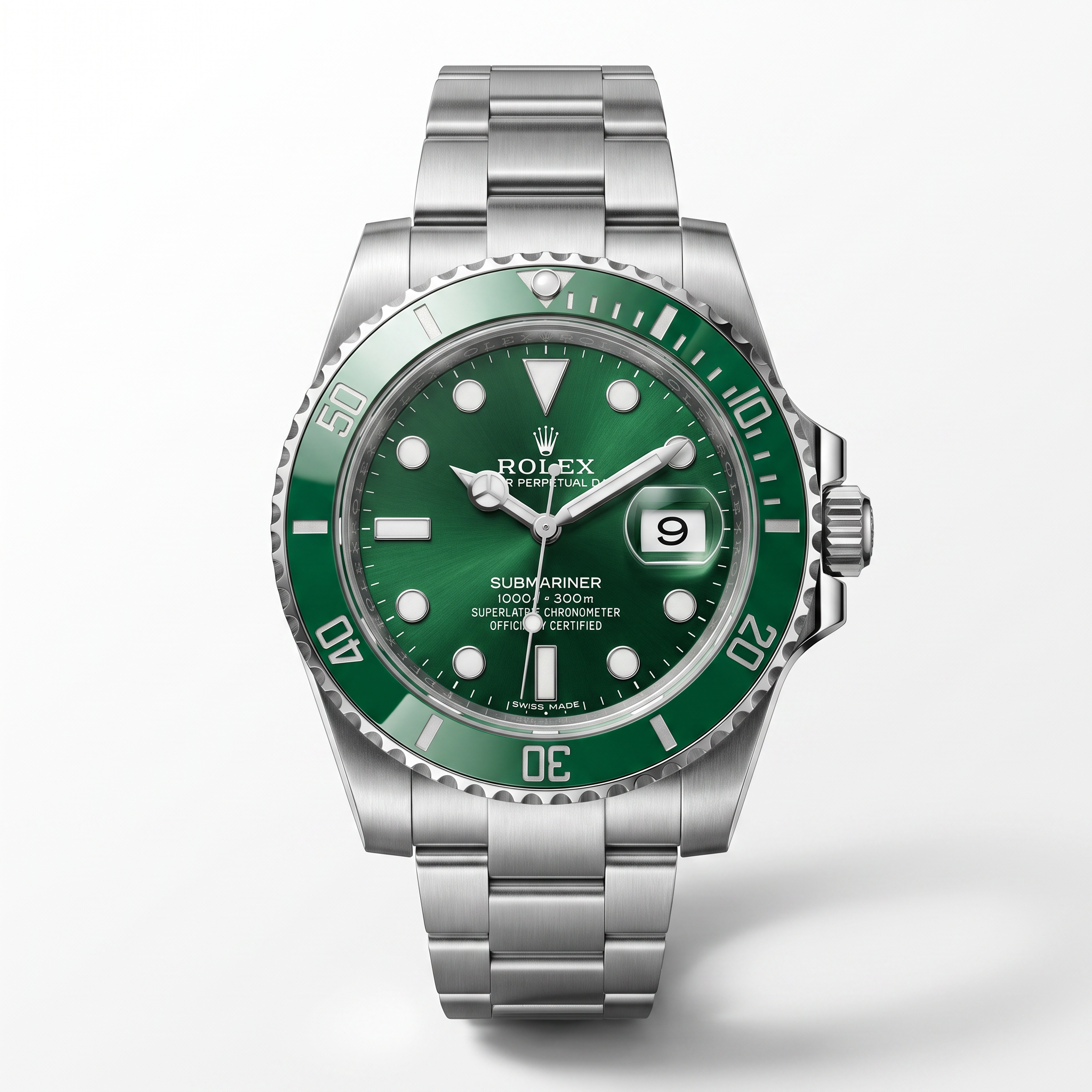 Submariner Date With Green Dial and Ceramic Bezel Men's Watch | RL