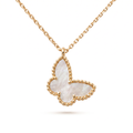 Sweet Alhambra Pearl Butterfly Pendant Necklace