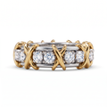Schlumberger Sixteen Stone Band Ring