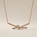 T Knot Pendant Necklace
