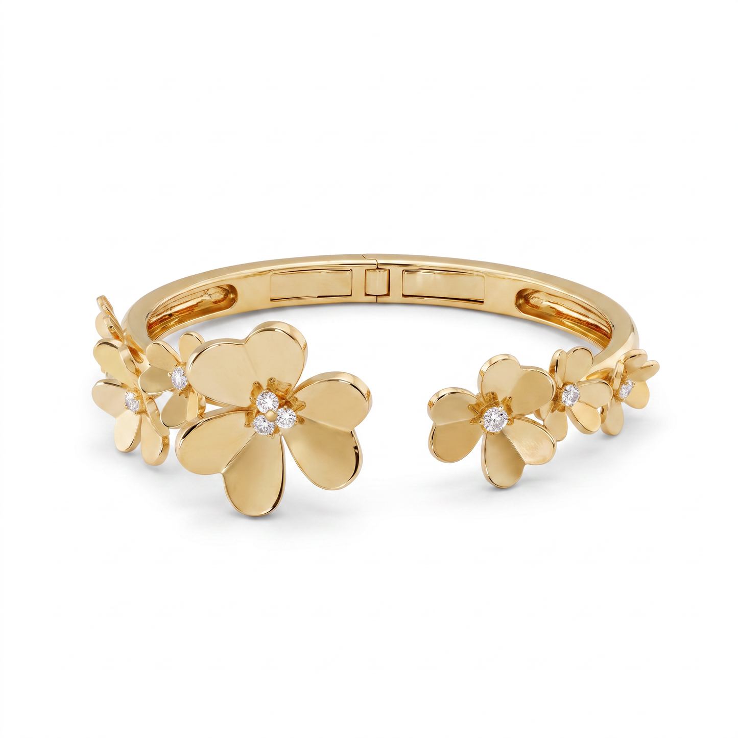 7 Frivole Flowers Open Bracelet