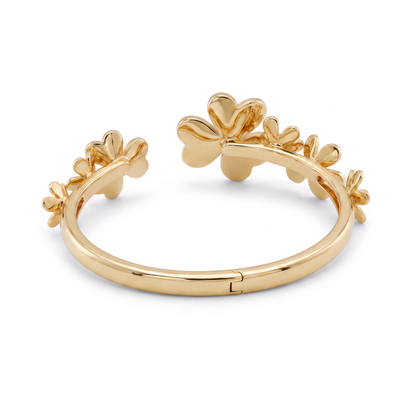 7 Frivole Flowers Open Bracelet