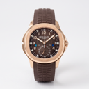 Aquanaut Brown Dial Travel Time Tropical Band Men's Watch | PP 40 5164R-001