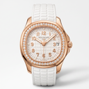 Aquanaut luce White Dial Stone Set Rose Tone Women's Watch | PP 36 5268/200R-001