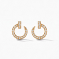 Classic Juste Un Clou Paved Earrings