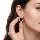 Classic Juste Un Clou Paved Earrings