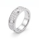 Classic Love 6 Diamond Pavé Band Ring