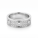 Classic Love 6 Diamond Pavé Band Ring