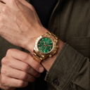 Cosmograph Daytona Vivid Green Dial Yellow Gold Men’s Watch | RL 40 116508-0013