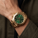 Cosmograph Daytona Vivid Green Dial Yellow Gold Men’s Watch | RL 40 116508-0013