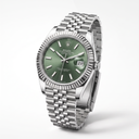 Datejust Classic Green Dial Oystersteel And White Gold Men's Watch | RL 41 126334