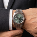 Datejust Classic Green Dial Oystersteel And White Gold Men's Watch | RL 41 126334
