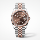 Datejust Everose Chocolate Dial Oystersteel Men's Watch | RL 41 126331-0002
