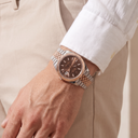 Datejust Everose Chocolate Dial Oystersteel Men's Watch | RL 41 126331-0002