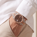 Datejust Everose Chocolate Dial Oystersteel Men's Watch | RL 41 126331-0002
