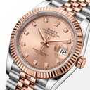 Datejust Everose Gold Sundust Diamond Dial Men's Watch | RL 41 126331