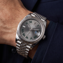 Datejust Stainless Steel Slate Dial Oyster Men's Watch | RL 41 126334