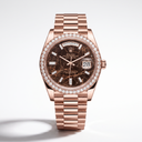 Day-Date Eisenkiesel Diamond Dial Everose Gold President Band Men’s Watch | RL 40 228345RBR