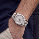 Day-Date White Gold Meteorite Diamond Dial Men's Watch | RL 40 228349RBR