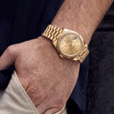 Day-Date With Champagne Colour Diamond Dial Men's Watch | RL 40 228238