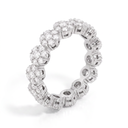 Diamond Floral Eternity Ring