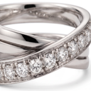 Etincelle Crossover Diamond Ring