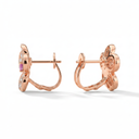 Frivole Flower Pink Version Stud Earrings
