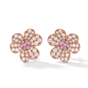 Frivole Flower Pink Version Stud Earrings