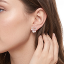 Frivole Flower Pink Version Stud Earrings