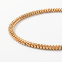 Gold Tone Clash De Stud Link Flexible Necklace