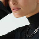 HardWear Black Tone Large Link Pavé Necklace