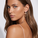 HardWear Half-Pavé Link Earrings