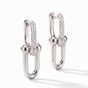 HardWear Half-Pavé Link Earrings
