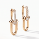 HardWear Half-Pavé Link Earrings