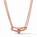 HardWear Paved Pendant Double Chain Necklace
