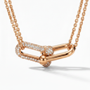 HardWear Paved Pendant Double Chain Necklace