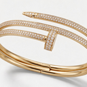 Juste Un Clou Double Wrap Paved Bracelet