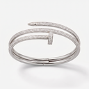 Juste Un Clou Double Wrap Paved Bracelet