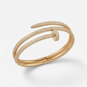 Juste Un Clou Double Wrap Paved Bracelet