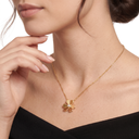 Large Frivole Flower Pendant Necklace