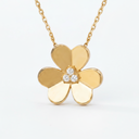Large Frivole Flower Pendant Necklace