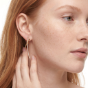 Large Paved Knot Drop Earrings