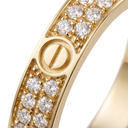 Love 2 Row Pavé Slim Ring