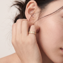 Love 2 Row Pavé Slim Ring