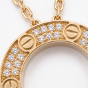 Love Diamond-Paved Pendant Necklace