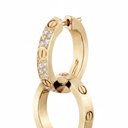 Love Double Pavé Hoop Earrings