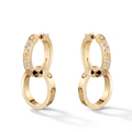 Love Double Pavé Hoop Earrings