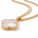 Magic Alhambra Pearl Clover 1 Motif Necklace