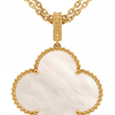 Magic Alhambra Pearl Clover 1 Motif Necklace